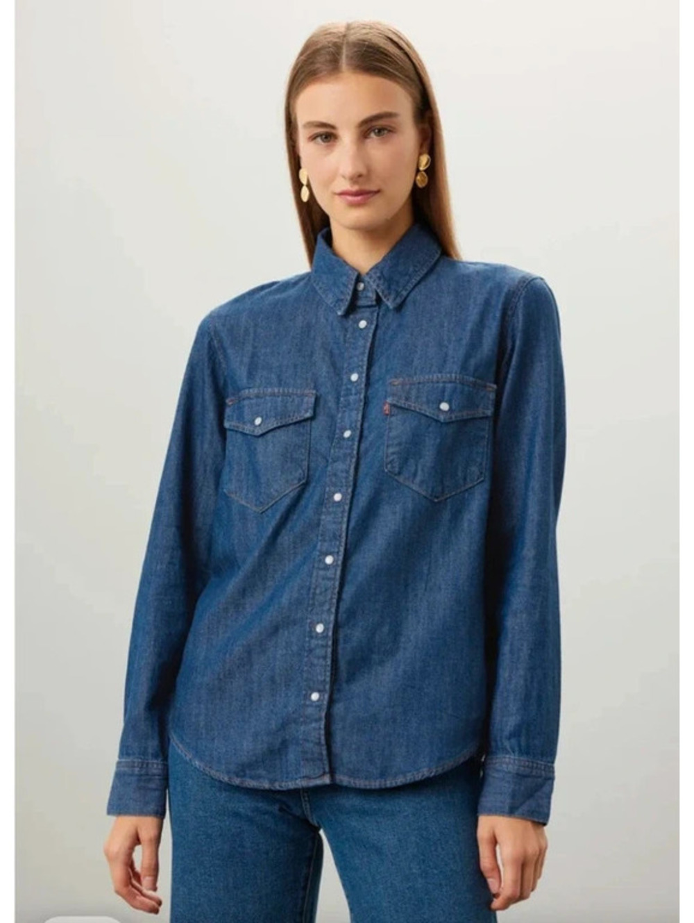 Levi's Iconic Denim Western Shirt size XL